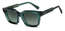 Load image into Gallery viewer, Green Wayfarer Full Rim Unisex Sunglasses by John Jacobs-210236