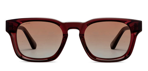 Maroon Wayfarer Full Rim Unisex Sunglasses by John Jacobs-210238