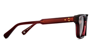 Maroon Wayfarer Full Rim Unisex Sunglasses by John Jacobs-210238