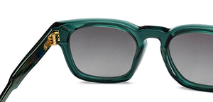 Green Wayfarer Full Rim Unisex Sunglasses by John Jacobs-210239