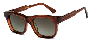 Brown Wayfarer Full Rim Unisex Sunglasses by John Jacobs-210241
