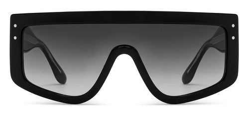 Black Square Full Rim Women Sunglasses by John Jacobs-212384