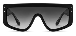 Black Square Full Rim Women Sunglasses by John Jacobs-212384
