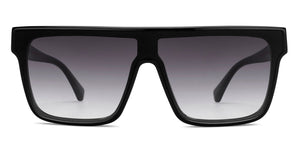 Black Square Full Rim Women Sunglasses by John Jacobs-212922
