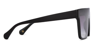 Black Square Full Rim Women Sunglasses by John Jacobs-212922