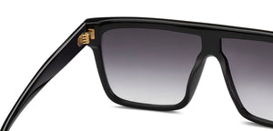 Black Square Full Rim Women Sunglasses by John Jacobs-212922
