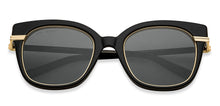 Load image into Gallery viewer, Black Square Full Rim Women Sunglasses by John Jacobs-213093