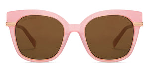 Pink Square Full Rim Women Sunglasses by John Jacobs-213094