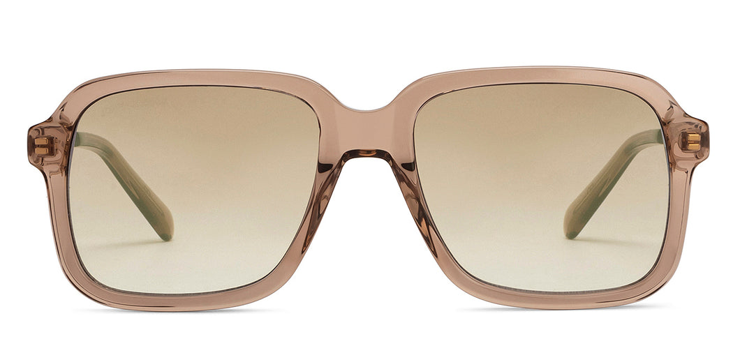 Brown Square Full Rim Women Sunglasses by John Jacobs-213095