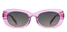 Load image into Gallery viewer, Purple Rectangle Full Rim Women Sunglasses by John Jacobs-213096
