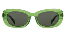 Load image into Gallery viewer, Green Rectangle Full Rim Women Sunglasses by John Jacobs-213097