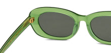 Load image into Gallery viewer, Green Rectangle Full Rim Women Sunglasses by John Jacobs-213097