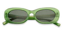 Load image into Gallery viewer, Green Rectangle Full Rim Women Sunglasses by John Jacobs-213097
