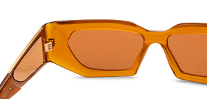 Brown Rectangle Full Rim Women Sunglasses by John Jacobs-216990