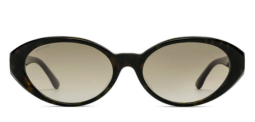 Tortoise Oval Full Rim Women Sunglasses by John Jacobs-216826