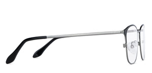 Grey Square Full Rim Unisex Eyeglasses by John Jacobs-137375