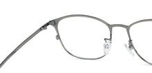 Load image into Gallery viewer, Grey Square Full Rim Unisex Eyeglasses by John Jacobs-137375