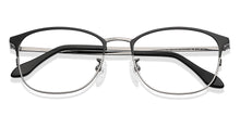 Load image into Gallery viewer, Grey Square Full Rim Unisex Eyeglasses by John Jacobs-137375