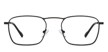 Load image into Gallery viewer, Black Square Full Rim Unisex Eyeglasses by John Jacobs-144856