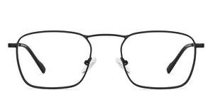 Black Square Full Rim Unisex Eyeglasses by John Jacobs-144856