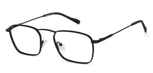 Black Square Full Rim Unisex Eyeglasses by John Jacobs-144856