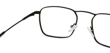 Load image into Gallery viewer, Black Square Full Rim Unisex Eyeglasses by John Jacobs-144856