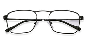 Black Square Full Rim Unisex Eyeglasses by John Jacobs-144856