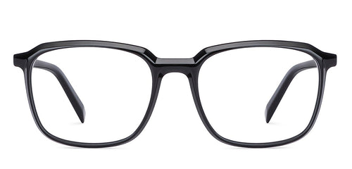 Black Square Full Rim Unisex Eyeglasses by John Jacobs-147273