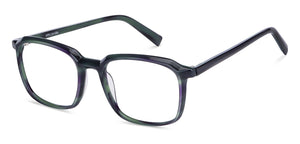 Green Square Full Rim Unisex Eyeglasses by John Jacobs-147274