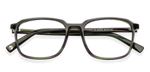 Green Square Full Rim Unisex Eyeglasses by John Jacobs-147274