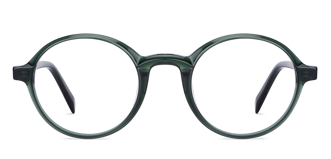 Green Square Full Rim Unisex Eyeglasses by John Jacobs-147276