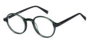 Green Square Full Rim Unisex Eyeglasses by John Jacobs-147276