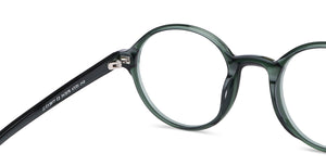 Green Square Full Rim Unisex Eyeglasses by John Jacobs-147276