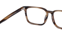 Load image into Gallery viewer, Brown Wayfarer Full Rim Unisex Eyeglasses by John Jacobs-147279