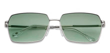 Load image into Gallery viewer, Silver Hexagonal Full Rim Unisex Sunglasses by John Jacobs-147920