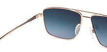 Load image into Gallery viewer, Gold Square Full Rim Unisex Sunglasses by John Jacobs-147921