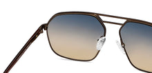 Load image into Gallery viewer, Brown Aviator Full Rim Unisex Sunglasses by John Jacobs-147262