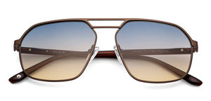 Brown Aviator Full Rim Unisex Sunglasses by John Jacobs-147262