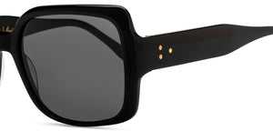 Black Square Full Rim Women Sunglasses by John Jacobs-209431