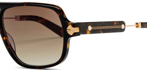 Tortoise Square Full Rim Women Sunglasses by John Jacobs-209433