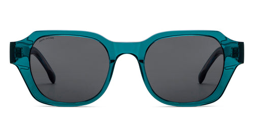 Green Wayfarer Full Rim Unisex Sunglasses by John Jacobs-209438