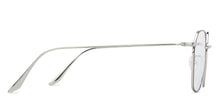 Load image into Gallery viewer, Silver Hexagonal Full Rim Unisex Eyeglasses by John Jacobs-143152