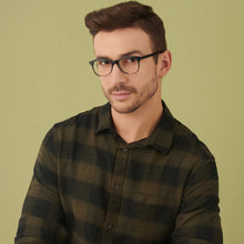 Load image into Gallery viewer, Blue Wayfarer Full Rim Unisex Eyeglasses by John Jacobs-143306