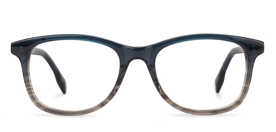 Blue Wayfarer Full Rim Unisex Eyeglasses by John Jacobs-143306