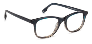 Blue Wayfarer Full Rim Unisex Eyeglasses by John Jacobs-143306