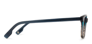 Blue Wayfarer Full Rim Unisex Eyeglasses by John Jacobs-143306
