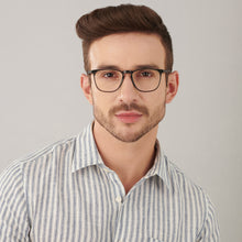 Load image into Gallery viewer, Grey Wayfarer Full Rim Medium Unisex Eyeglasses by John Jacobs-143309
