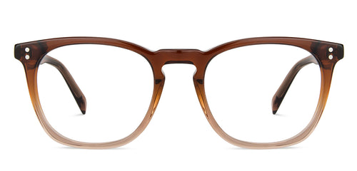 Brown Wayfarer Full Rim Unisex Eyeglasses by John Jacobs-143311