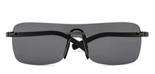 Load image into Gallery viewer, Gunmetal Square Rimless Unisex Sunglasses by John Jacobs-207027