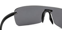 Load image into Gallery viewer, Gunmetal Square Rimless Unisex Sunglasses by John Jacobs-207027